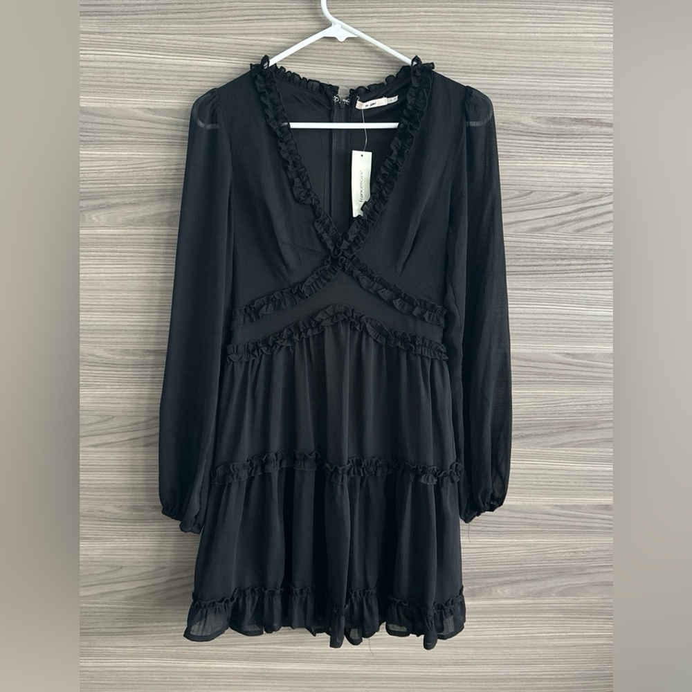 Rochella Ruffle Mini Dress